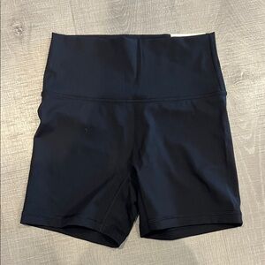 Black Women's High-Waisted Shorts